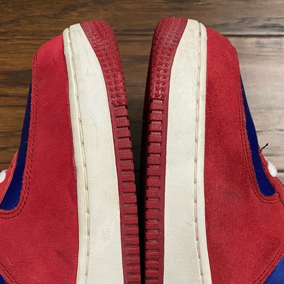 Nike Air Force 1 Barber shop Red and blue scissors Sneakers - Picture 6 of 9